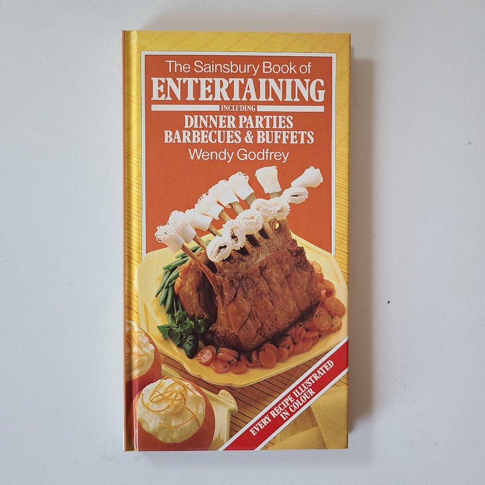 5/$15 Vintage Cookbook Sainsbury Entertaining Godfrey British Recipes 1983